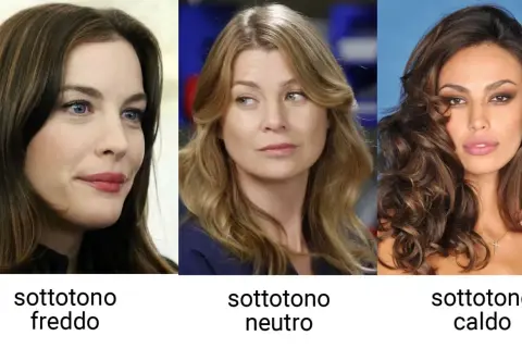 Tre donne con diversi sottotoni: freddo, neutro e caldo. Capire il sottotono aiuta a scegliere i colori giusti.