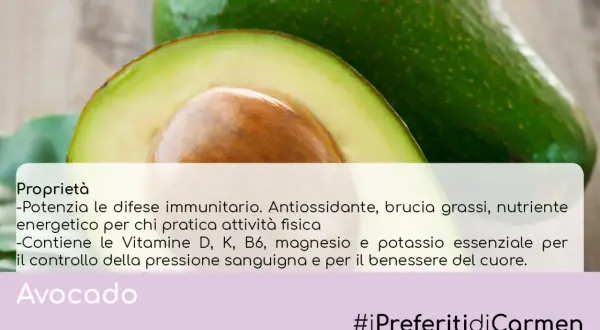 Avocado: un concentrato di benessere. Le sue proprietà lo rendono un alleato per difese immunitarie, energia e cuore.