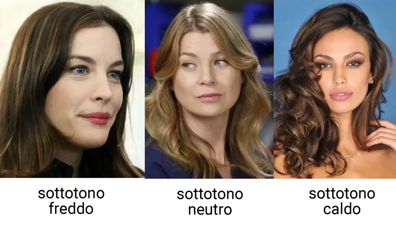 Tre donne con diversi sottotoni: freddo, neutro e caldo. Capire il sottotono aiuta a scegliere i colori giusti.
