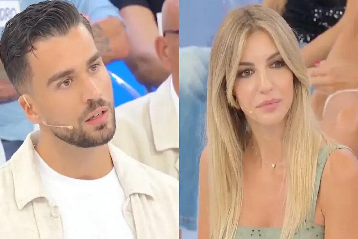 Rosario e la sua compagna, protagonisti di Temptation Island, affrontano un momento di tensione.