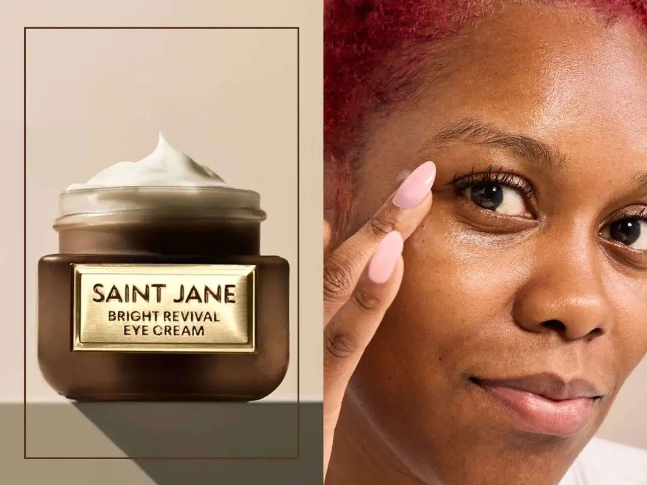 Crema contorno occhi Saint Jane: scopri come far sparire le occhiaie con un tocco di luminosità.